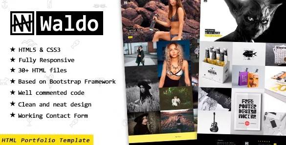 Waldo v1.6 – Portfolio Website Template for Freelancers & Agencies