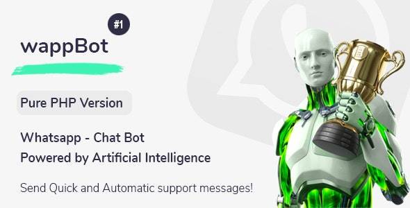 wappBot – Chat Bot Powered by Artificial Intelligence #1 Php Script Download