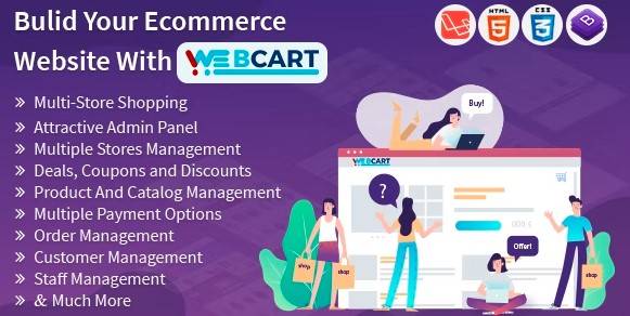 Webcart v2.1 – Multi Store eCommerce Shopping Cart Solution