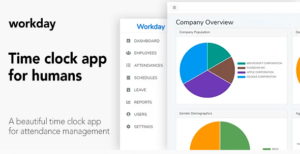 Workday A Time Clock Application For Employees