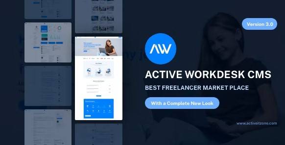 Active Workdesk CMS v3.0 – Laravel