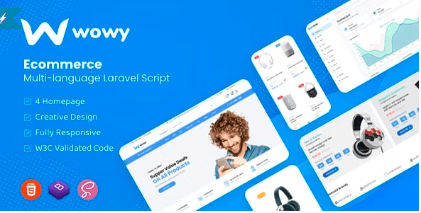 Wowy - Multi-language Laravel eCommerce Script