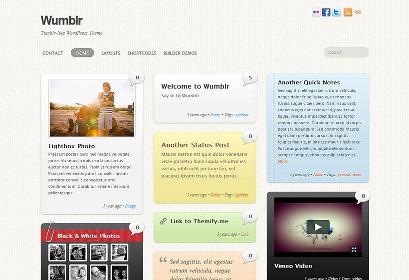 Themify Wumblr WordPress Theme v5.6.4 Download