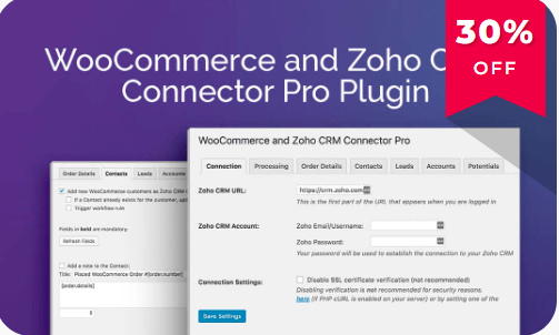 Zoho CRM Connector Pro for WooCommerce