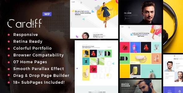 Cardiff Multipurpose Portfolio WordPress Theme v2.0 Download