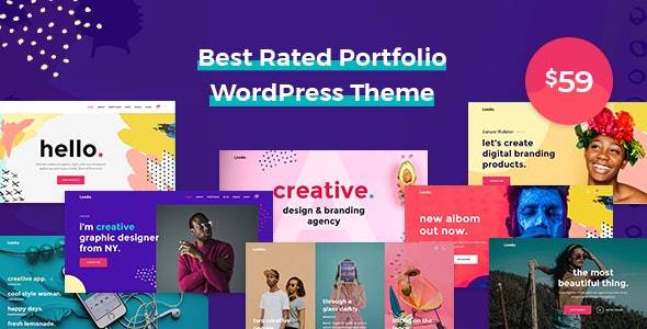 Leedo v2.0 – Modern Colorful & Creative Portfolio WordPress Theme Download