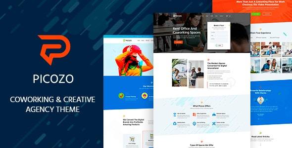 Picozo v1.8 – Coworking and Office Space WordPress Theme Download