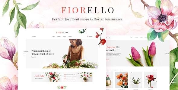 Fiorello v1.5 – Florist and Flower Shop WordPress Theme Download