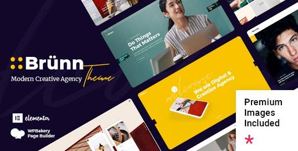 Brünn –v1.9 Creative Agency WordPress Theme Download