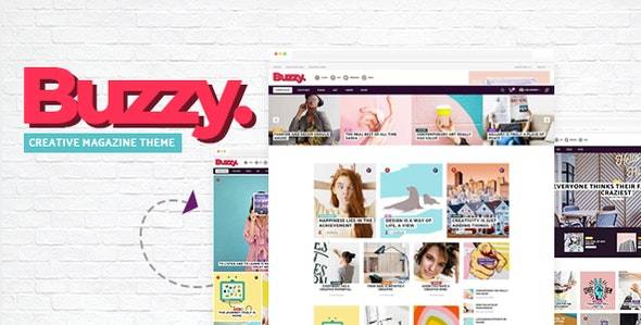 Buzzy – v1.6 Creative Magazine WordPress Theme Download