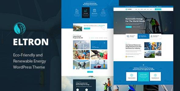 Eltron – v2.0 Solar Energy Elementor WordPress Theme Download