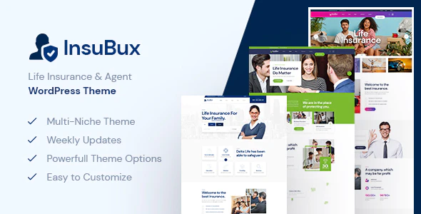 Insubux – Insurance Company WordPress Theme v1.0.4 Download