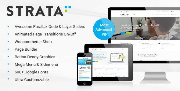 Strata Professional Multi-Purpose WordPress Theme v3.4 Download