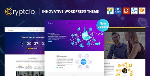 Cryptcio v.1.6.7 – Innovative WordPress Theme Download