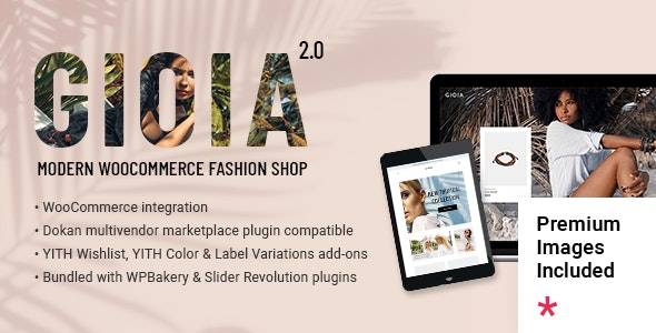 Gioia v.2.3 – Modern Fashion Shop WordPress Theme Download