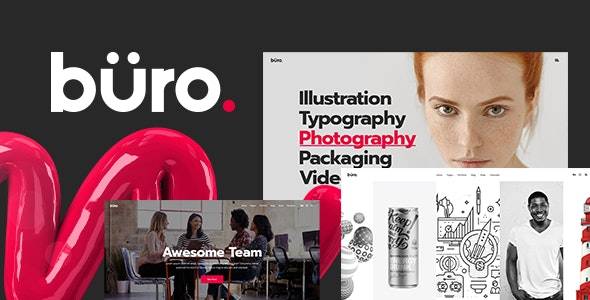 Büro –v.1.7 Creative Agency and Freelancer WordPress Theme Download