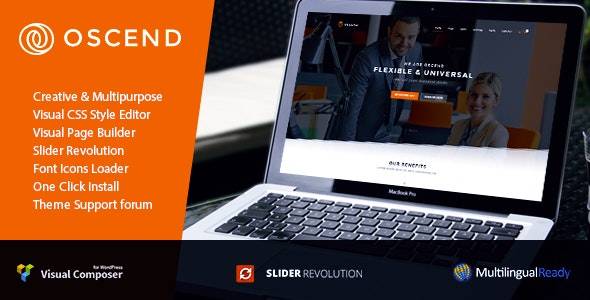 Oscend v2.3.6 – WordPress Theme Download