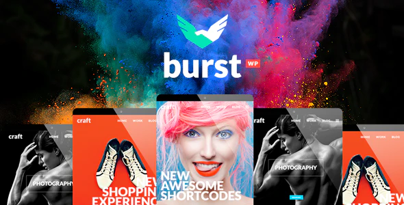 Burst v3.5 – Bold and Vibrant Design Agency WordPress Theme Download