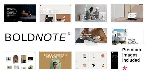 Boldnote – v1.0 Portfolio and Agency WordPress Theme Download