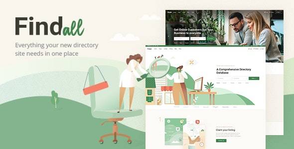 FindAll – v1.4 Business Directory WordPress Theme Download