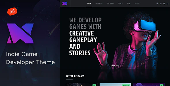 Xion v2.0 – Indie Game Developer WordPress Theme Download