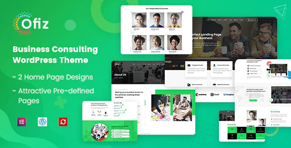 Ofiz v1.7 – Business Consulting WordPress Theme Download