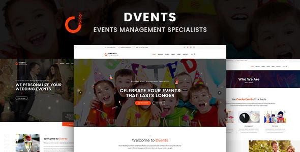 Dvents v1.2.8 – Events Management Companies and Agencies WordPress Theme Download