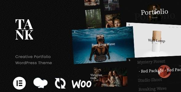 Tank Creative Portfolio WordPress Theme v.1.9 Download