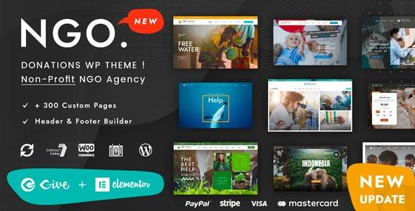 Ngo Charity & Donation WordPress Theme v1.6 Download