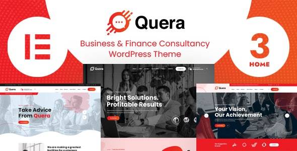 Quera Business Consultancy WordPress Theme v1.0 Download