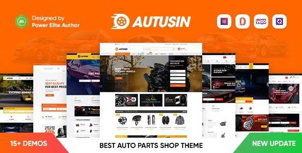 Autusin v2.6.0 – Auto Parts & Car Accessories Shop WordPress Theme Download