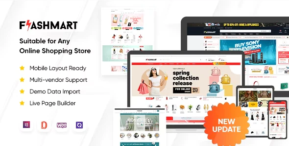 FlashMart Multipurpose Elementor WooCommerce WordPress Theme v2.0.15  Download