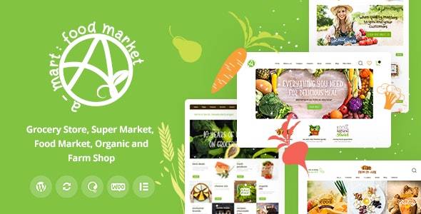 A-Mart v1.0.5 – Organic Products Shop WordPress Theme Download