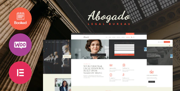 Abogado v1.2.1 (Updated) – Lawyer Firm & Legal Bureau WordPress Theme Download