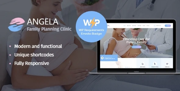 Angela v1.1.6 – Family Planning Clinic WordPress Theme Download