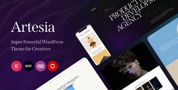 Artesia v1.0.0 – Creatives WordPress Theme Download