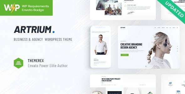 Artrium v1.0.9 Creative Agency & Web Studio WordPress Theme Download