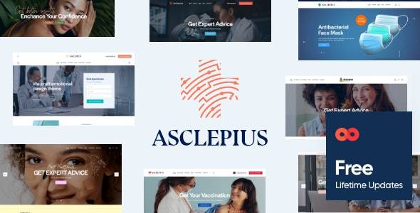 Asclepius Doctor Medical & Healthcare WordPress Theme v1.6.0 Download