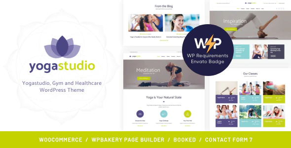 BeYoga v1.1.8 Yogastudio & Gym WordPress Theme Download