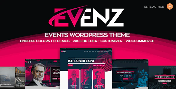 Evenz v1.5.0 Conference and Event WordPress Theme Download