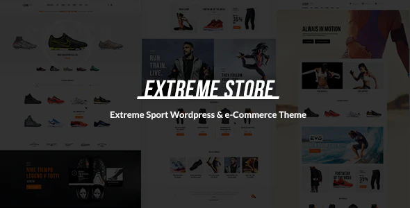 Extreme v1.5.4 Sports Clothing & Equipment Store WordPress Theme Download (Updated)