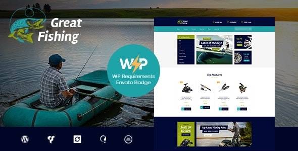 Fishing and Hunting Hobby WordPress Theme v.1.5.1 Download