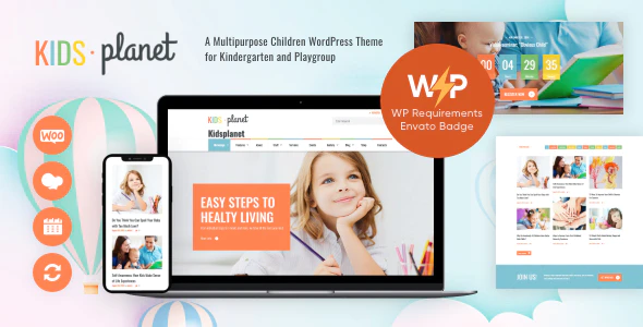 Kids Planet v.2.2.9 – Multipurpose Children WordPress Theme Download