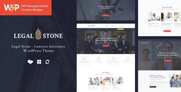 Legal Stone v1.2.5 – Lawyers & Attorneys WordPress Theme Download