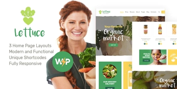 Lettuce v1.1.5 – Organic Food & Eco Online Store Products WordPress Theme Download