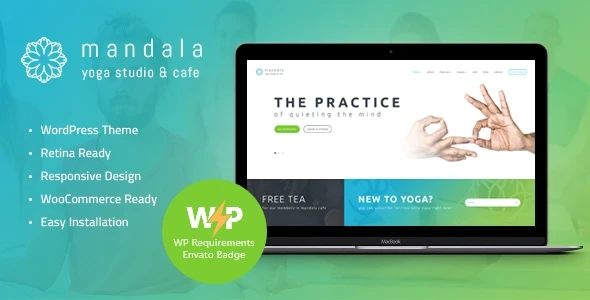 Mandala v1.2.6 Yoga Studio and Wellness Center WordPress Theme Download