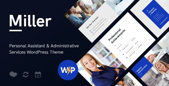 Miller v1.1.6 – Personal Assistant & Administrative Services WordPress Theme Download