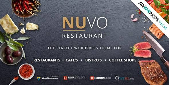 NUVO v6.1.0 – Cafe & Restaurant WordPress Theme Download