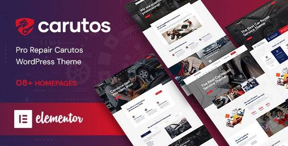 Carutos v1.0.8 – Car Repair Services & Auto Parts WooCommerce WordPress Theme Download