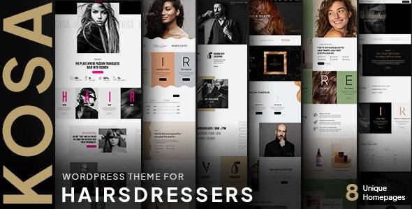 Kosa Hair Salon & Hairdresser WordPress Theme v1.0.3 Download